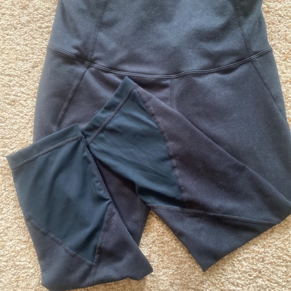 Zella 'Hatha' High Waist Crop Leggings, Small, Black - Picture 4 of 8